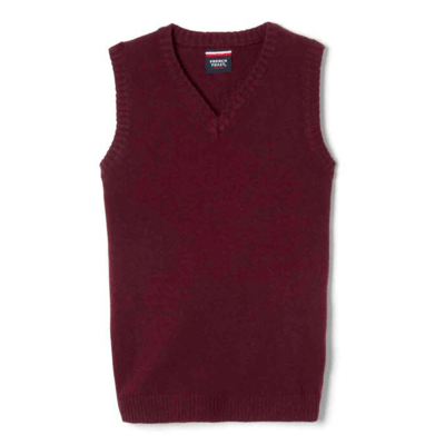 burgundy sweater vest for kids