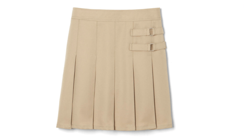 Pleated Two-Tab Skort